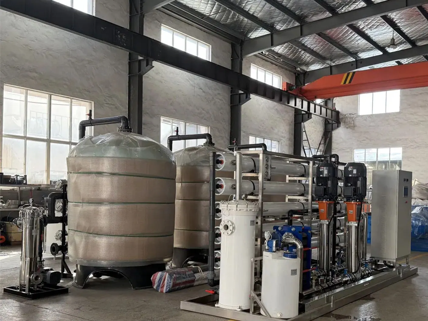 Example of equipment we source: Water treatment and purification